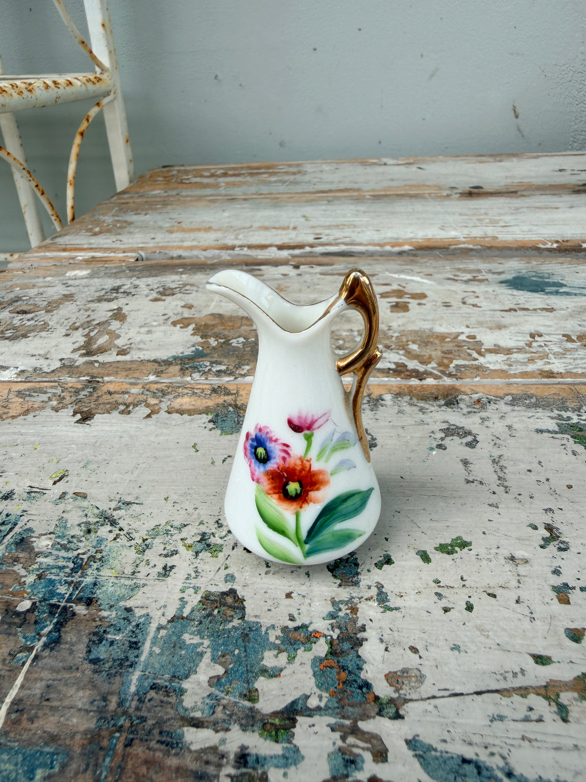 Tiny Floral porcelain jug - choose your design