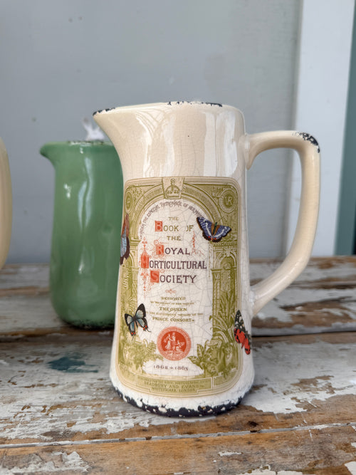 Norwood Jug Cream small Horticultural Society