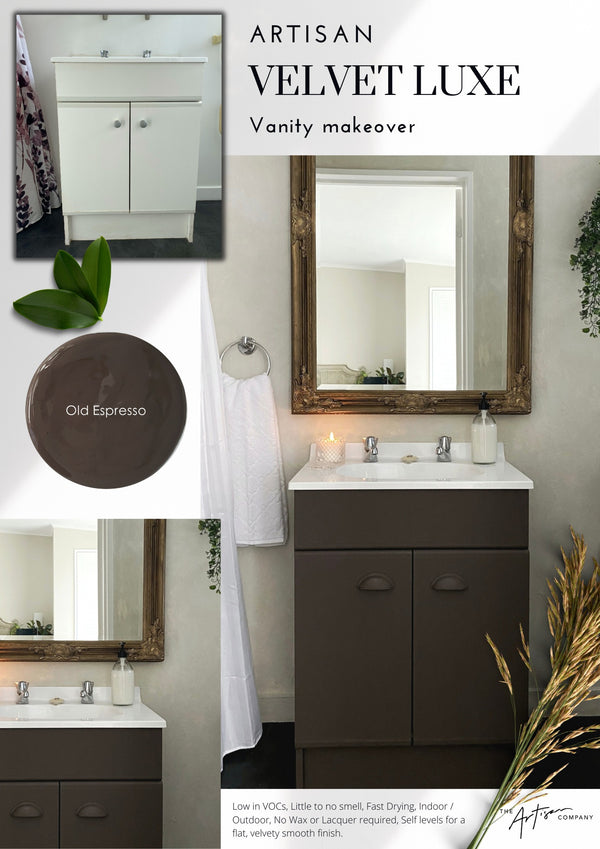 old espresso velvet luxe hybrid chalk paint