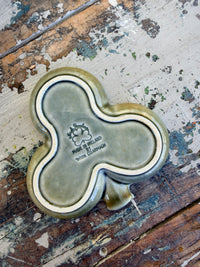 Shamrock (three leaf clover) ceramic dish Wade