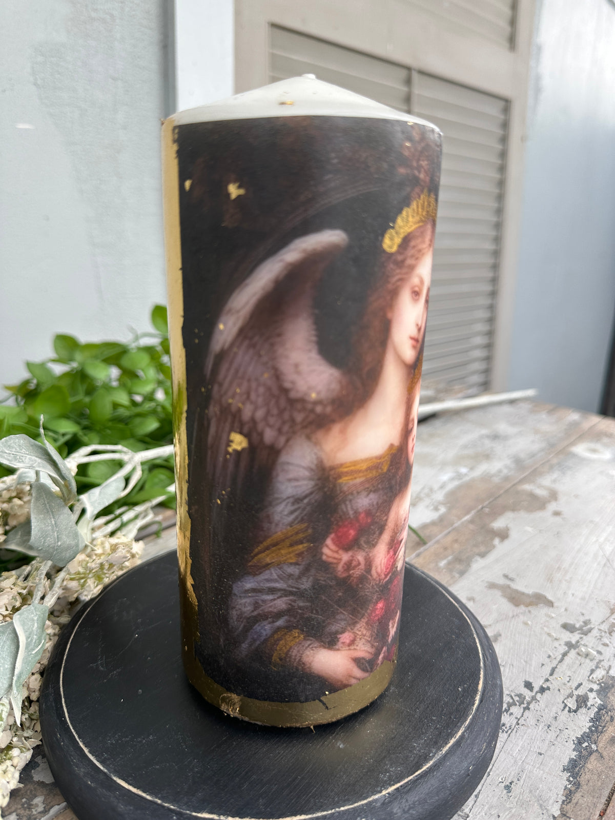 Madonna & Baby Candle Tall