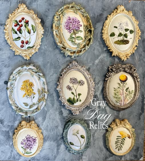 Sarah Featon's Botanicals IOD Transfer small 8 sheets