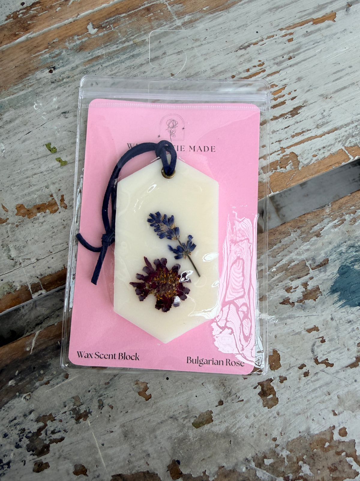 Wax Scent Block hanging Bulgarian Rose