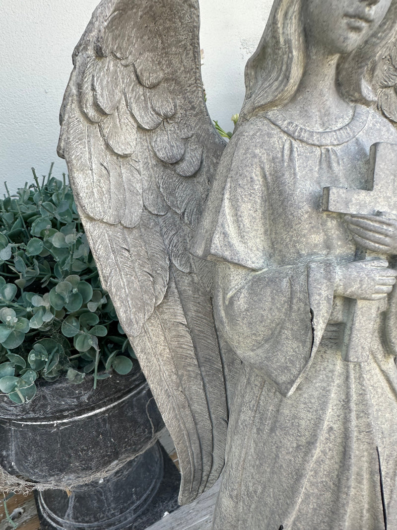 Angel Statue with cross