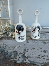 Ceramic Bell Moppet by Fran Mar II circa 1970 repaired