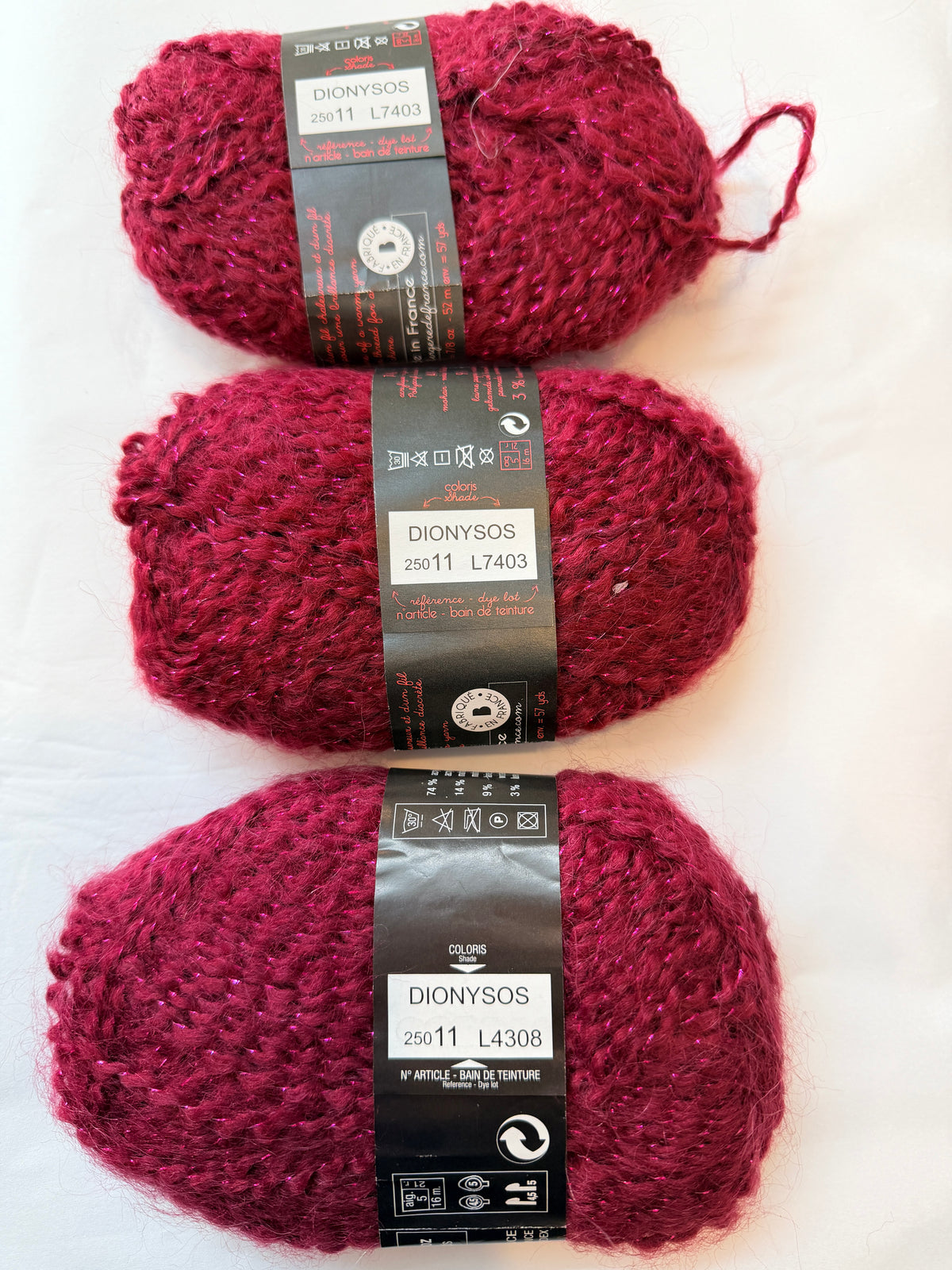 Yarn Bergere de France Eclair Dionysos x 3 ball