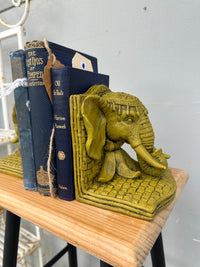Elephant Bookends in French Country style