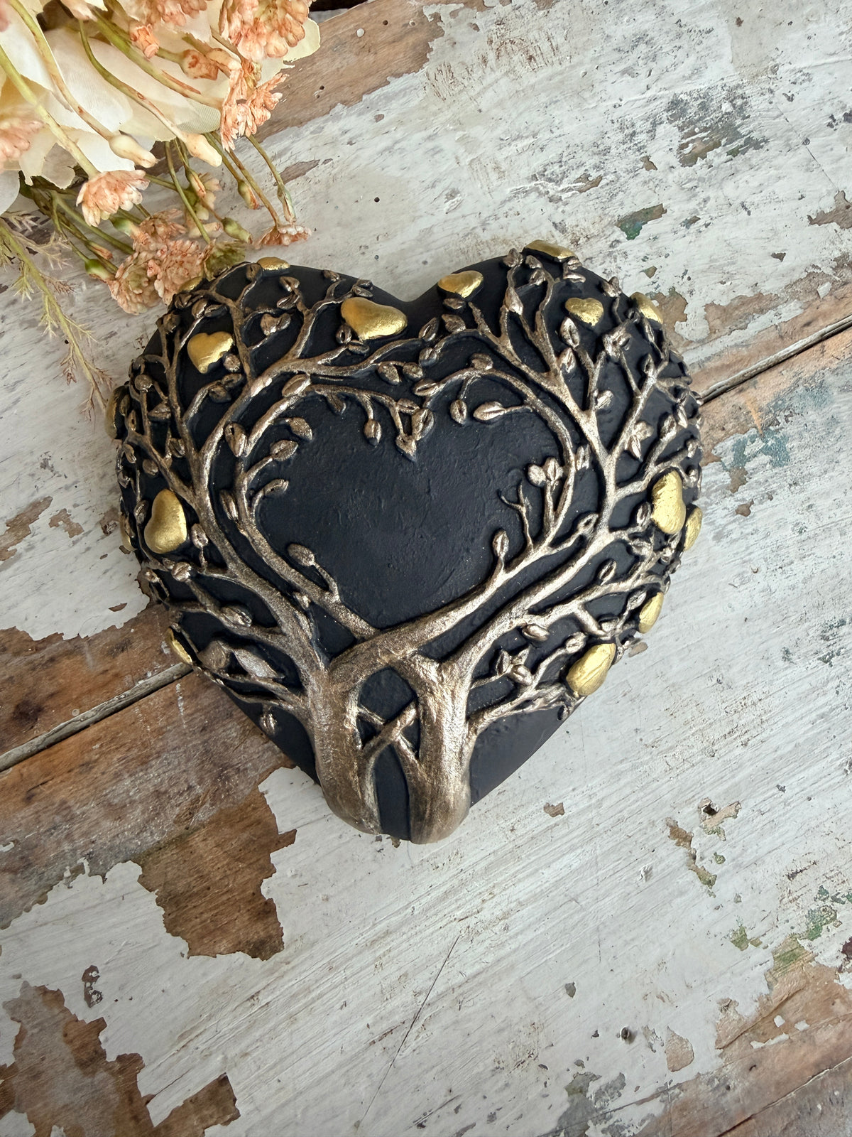 Wall heart Blush & Gold Tree of Life