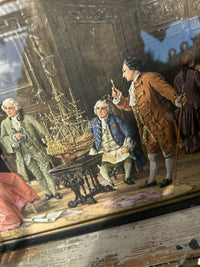 Vintage picture "The Conference"