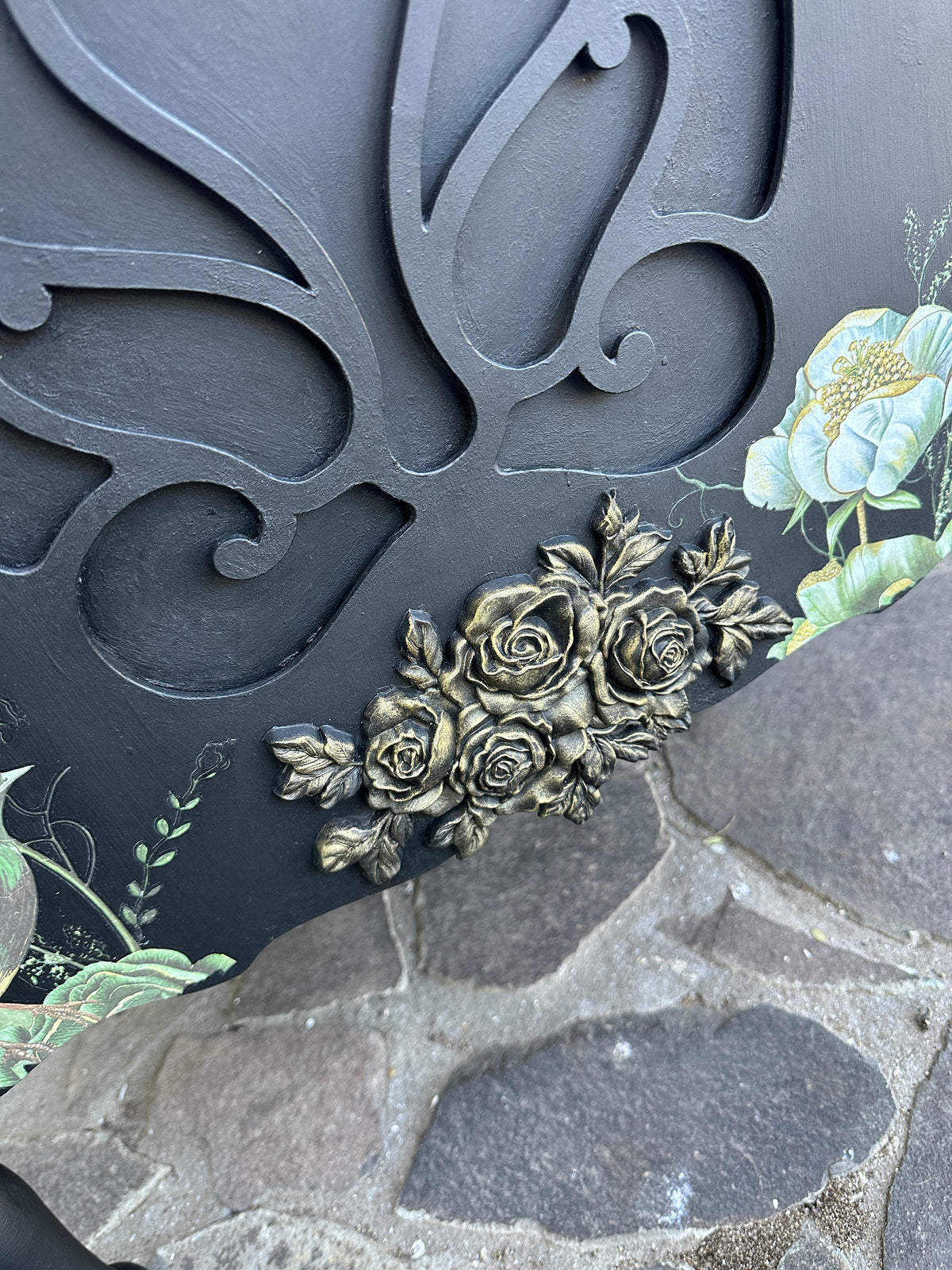 Black Botanical Cabinet