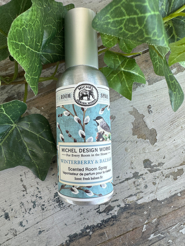 Room Spray Winterberry & Balsam michel design works
