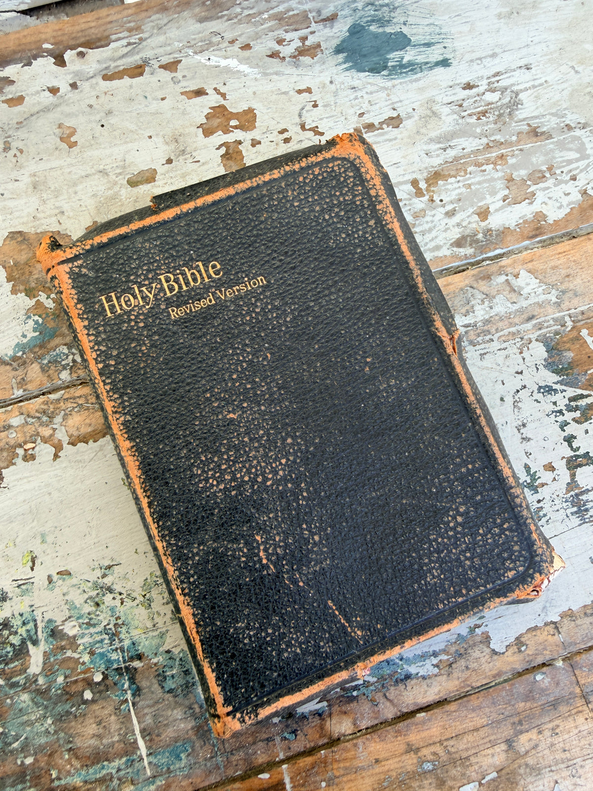 Holy Bible revised edition Vintage Black book