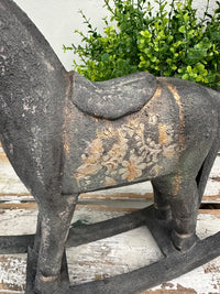 Rustic Glam Rocking Horse