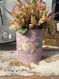 Lilac Metal Bucket