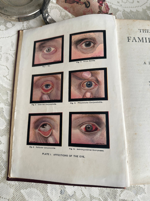 The Complete Family Doctor Vintage Book red with images
