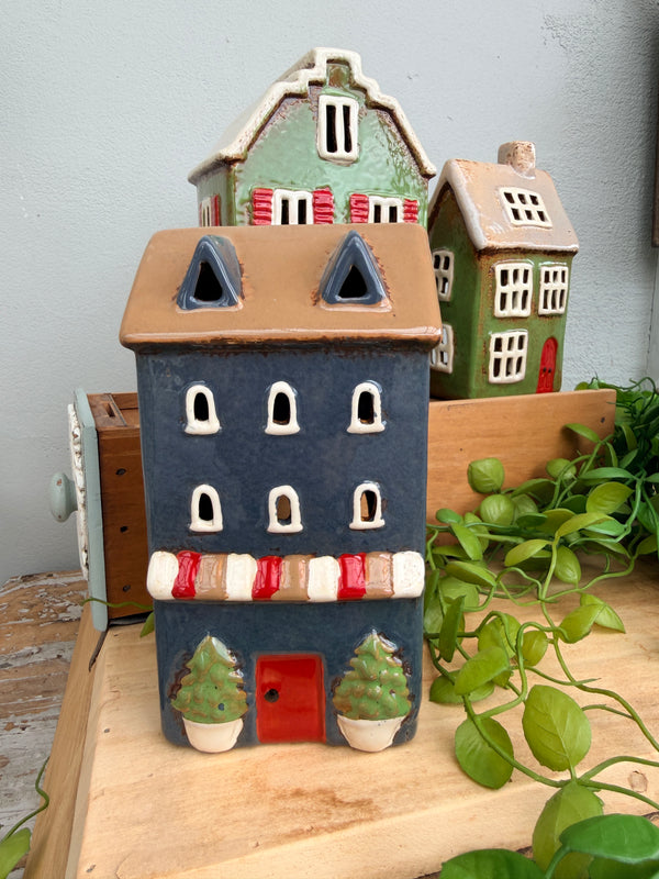 French Country Alsace TeaLight Shop Navy