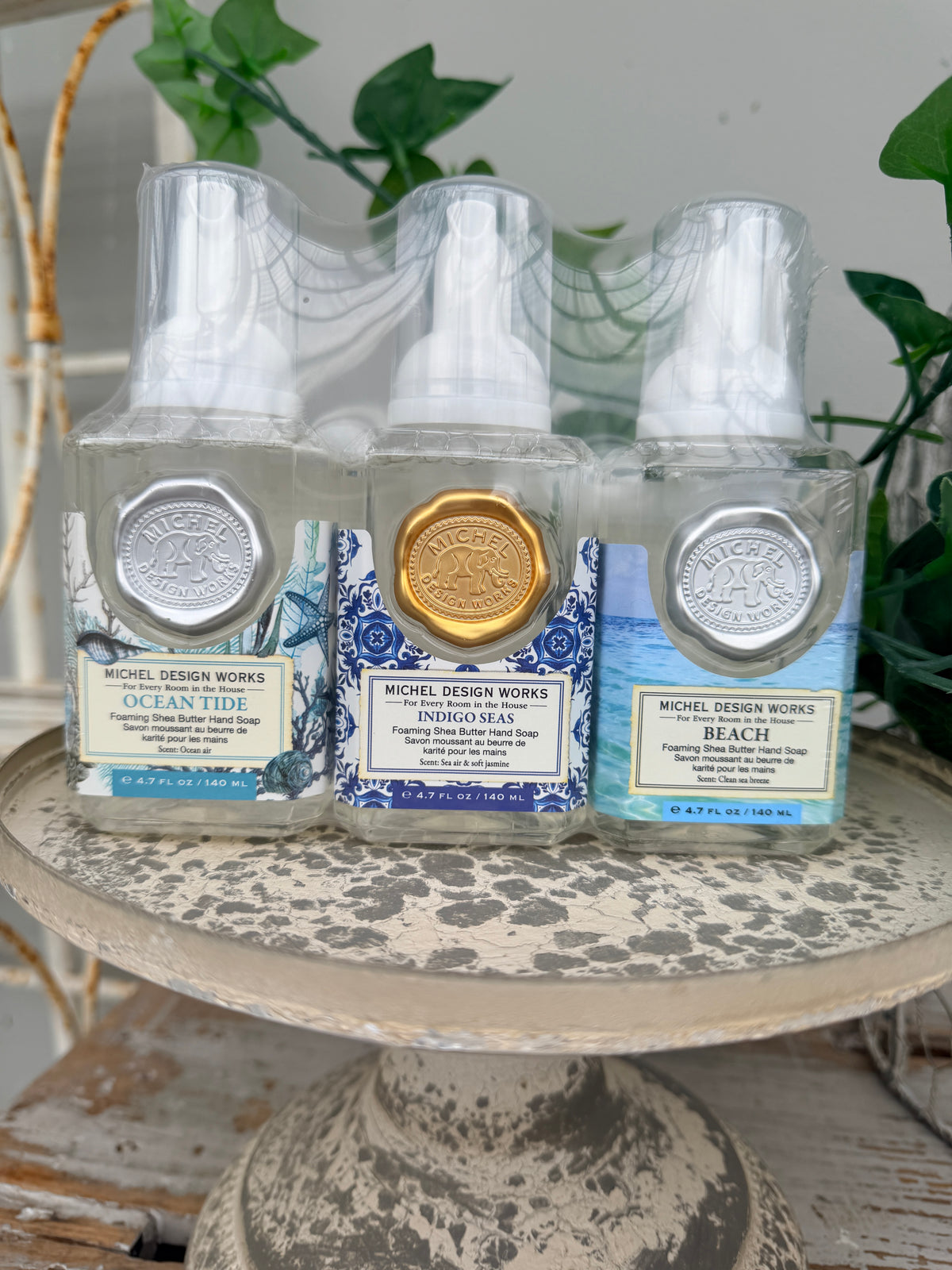 Seaside Mini Foaming Soap Set Seaside by Michel Design Works