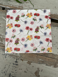 Flower Festival Napkin for Decoupage