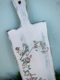 Shabby Chic Blossom & Birds decorative chopping board