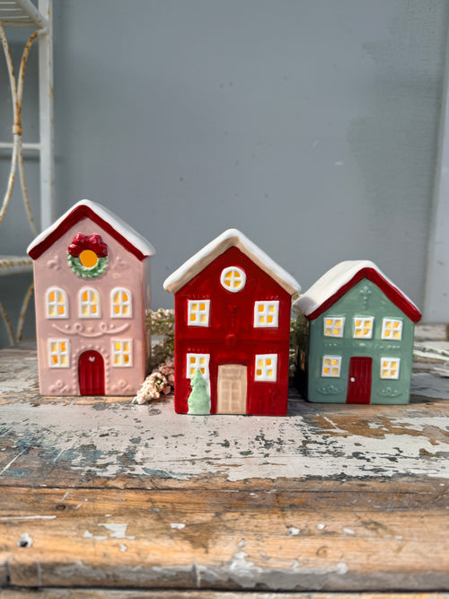 Light Up Ceramic House 
