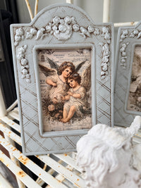 Arched Picture Frame with Angels - choose your design