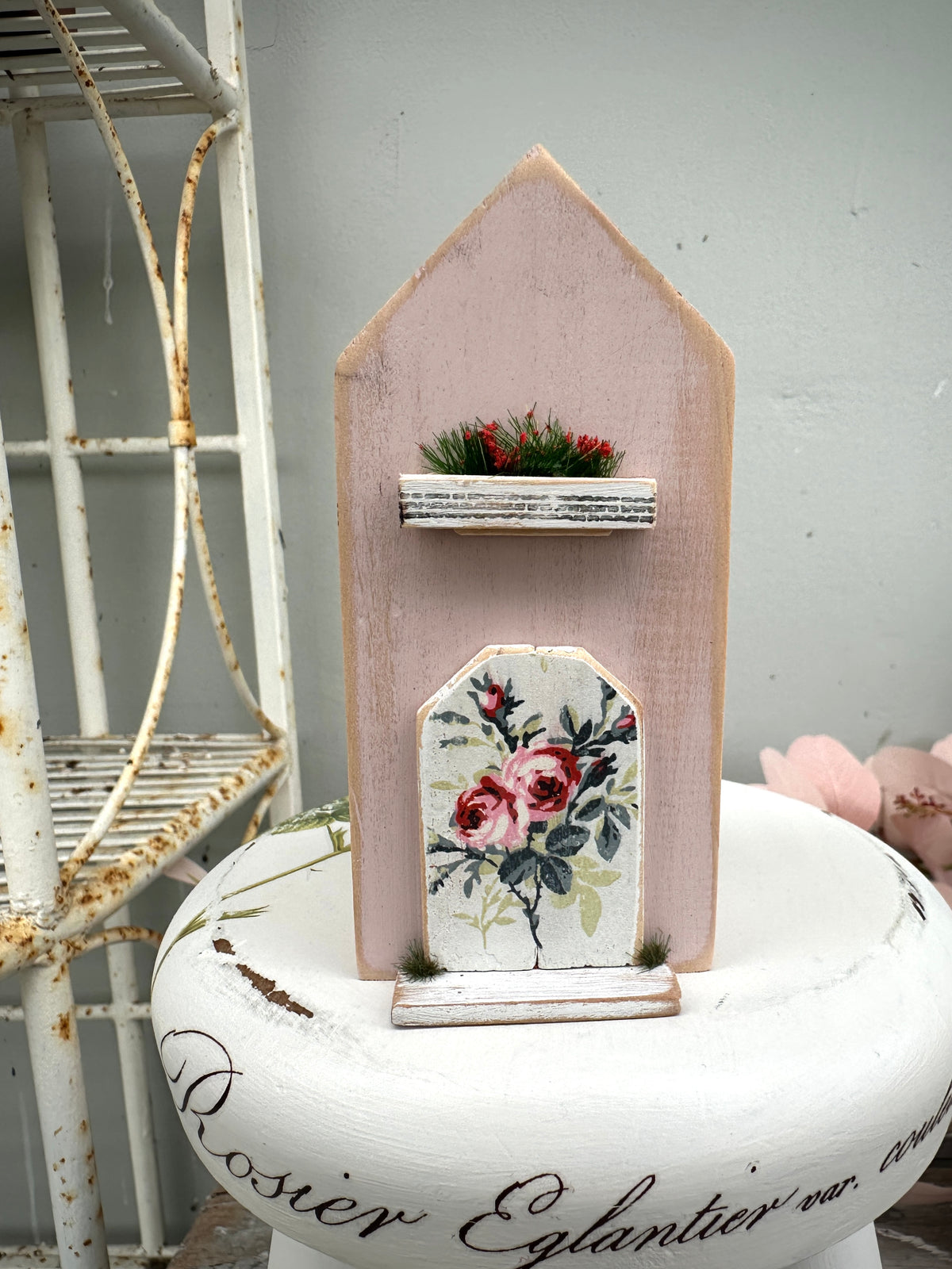 Handmade Houses pink series Rose door