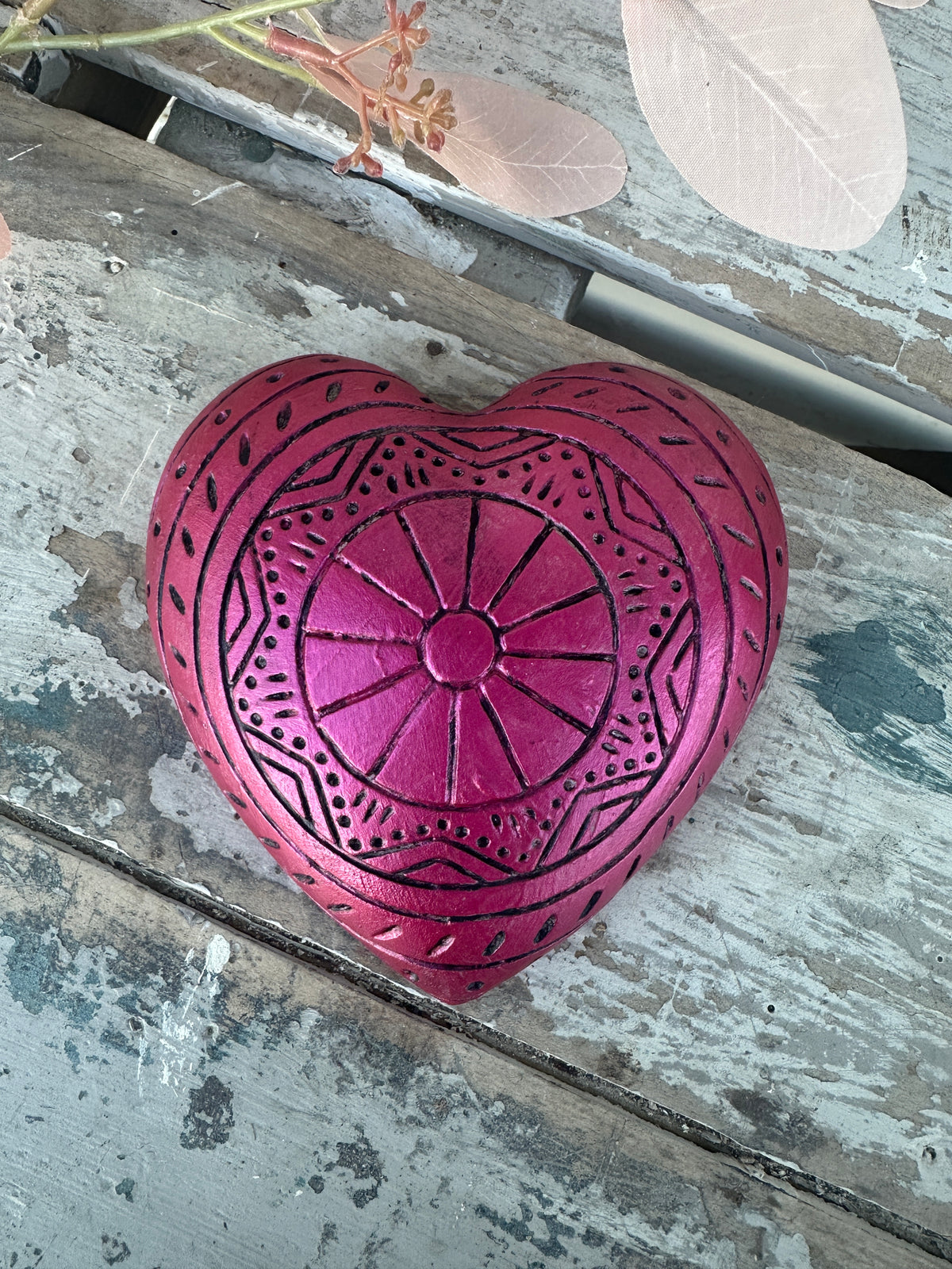 Wall heart Pink sunlight