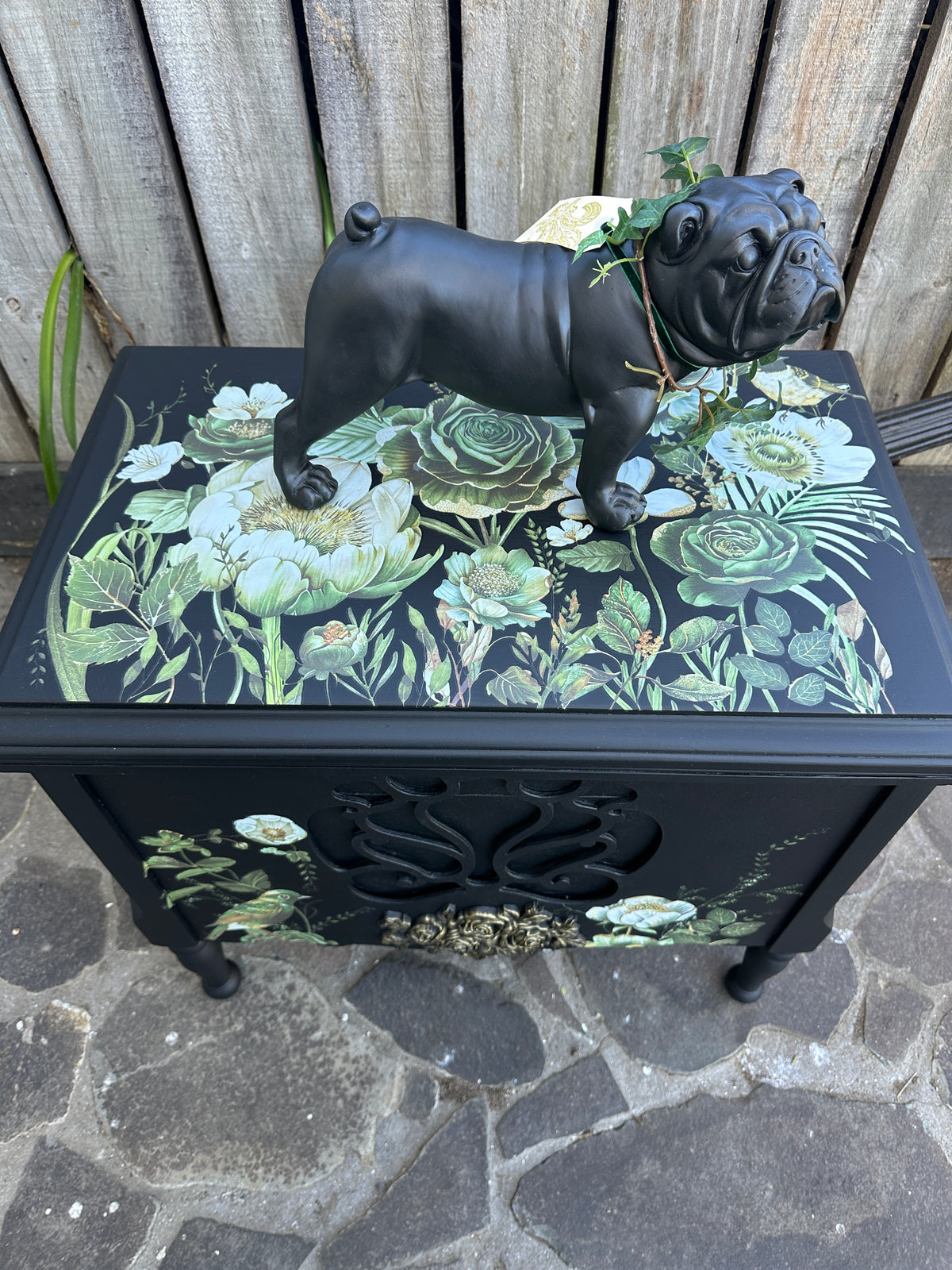 Black Botanical Cabinet