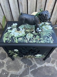 Black Botanical Cabinet