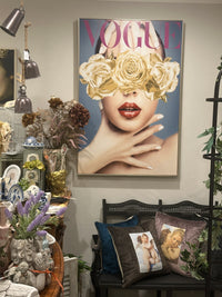 Vogue Canvas Framed