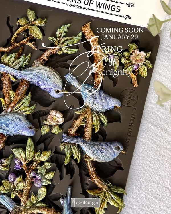 Whispers of Wings Mould by Redesign with Prima