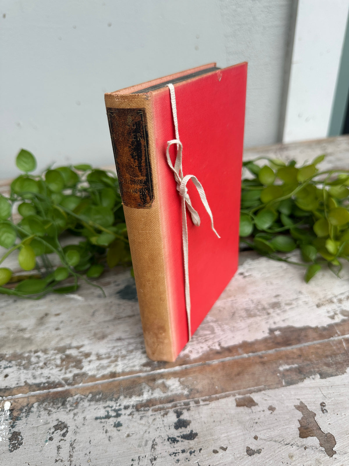 Wing Leader Vintage Book Red