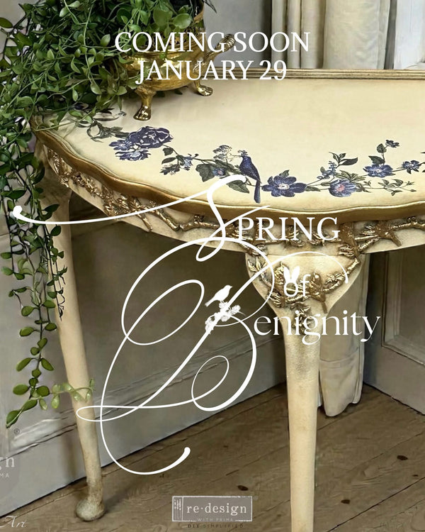 Redesign with Prima transfer middy Blue Nest Blooms