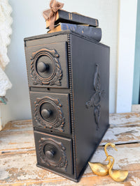 Onyx Black Singer drawer Storage se