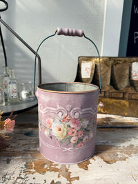 Lilac Metal Bucket