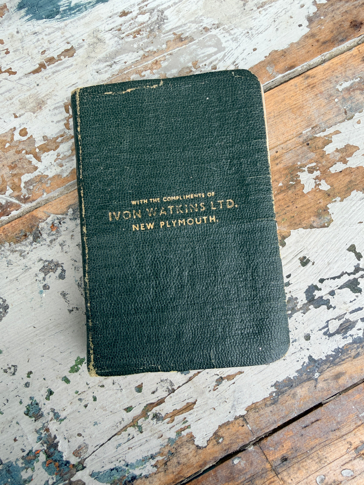Collins English Gem Dictionary Vintage small Green book