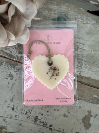 Hanging Wax Scent Block hanging White Sandalwood & Cedar