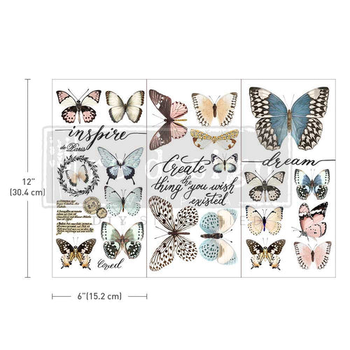 Redesign with Prima transfer small Papillon Collection