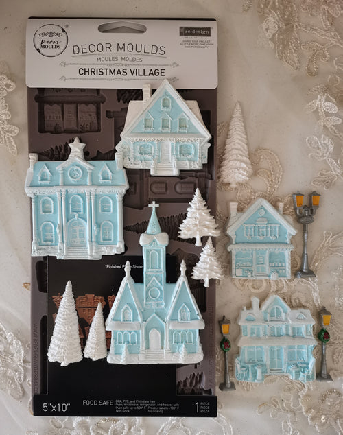 Christmas Village Mould by Redesign with Prima