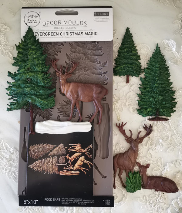 Evergreen Christmas Magic Mould by Redesign with Prima