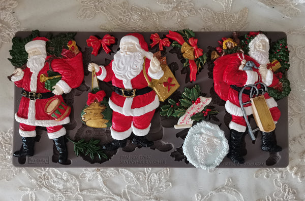 Santa's Holiday Cheer Mould by Redesign with Prima