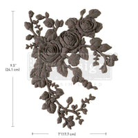 Velvet Cascade Left Decor Poly Bendable Casting