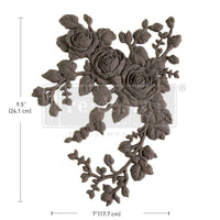 Velvet Cascade Right Decor Poly Bendable Casting