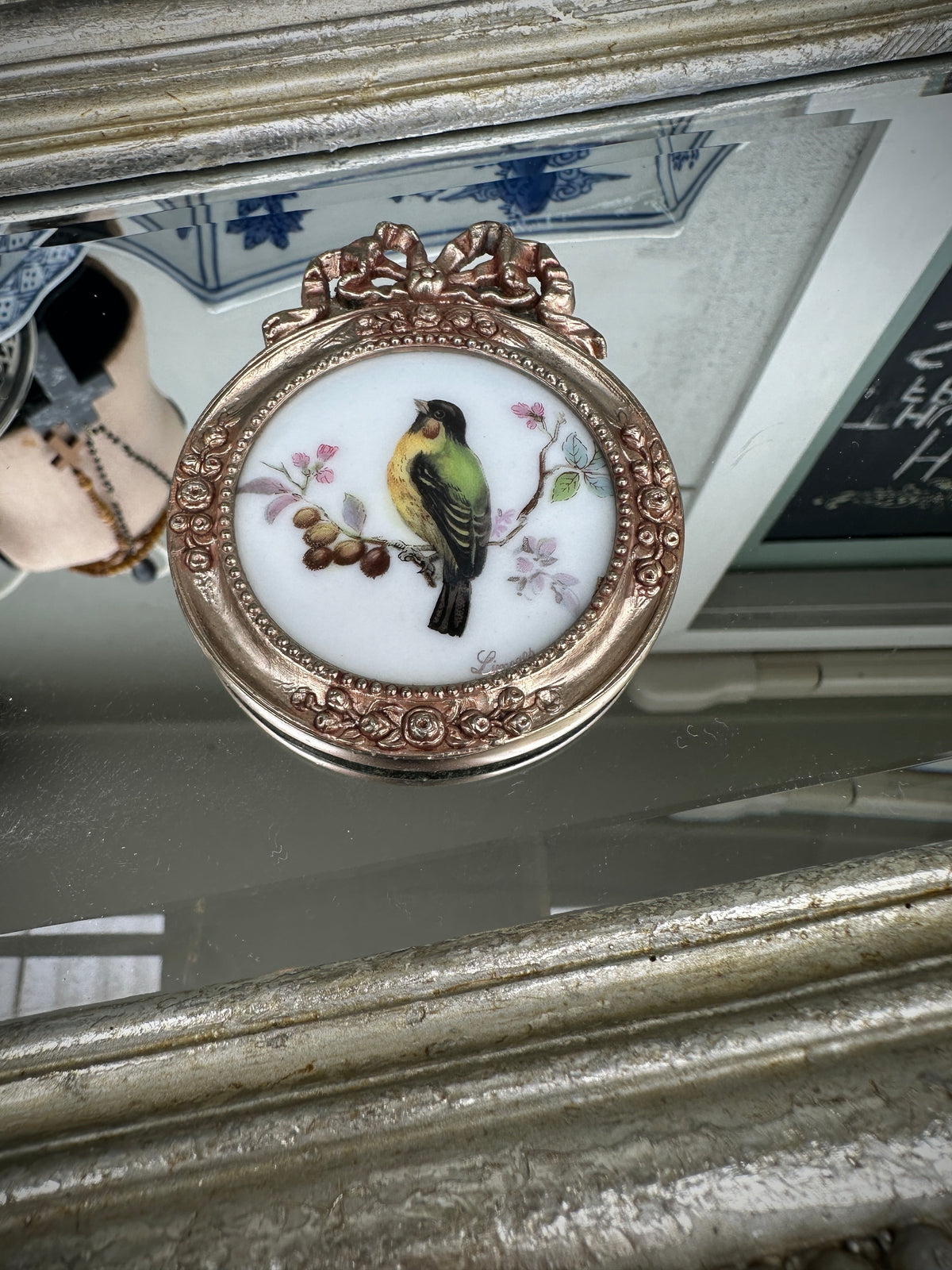 Limoges Porcelain artwork & Frame sold individually