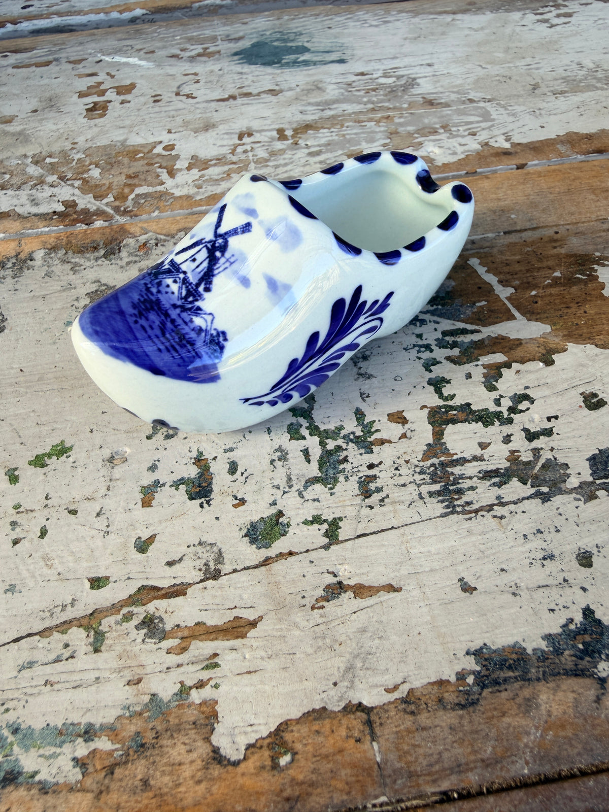 Blue & White Chinoiserie Clogs - sold separately