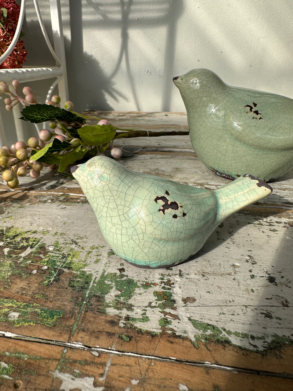 Ceramic Bird Duckegg small