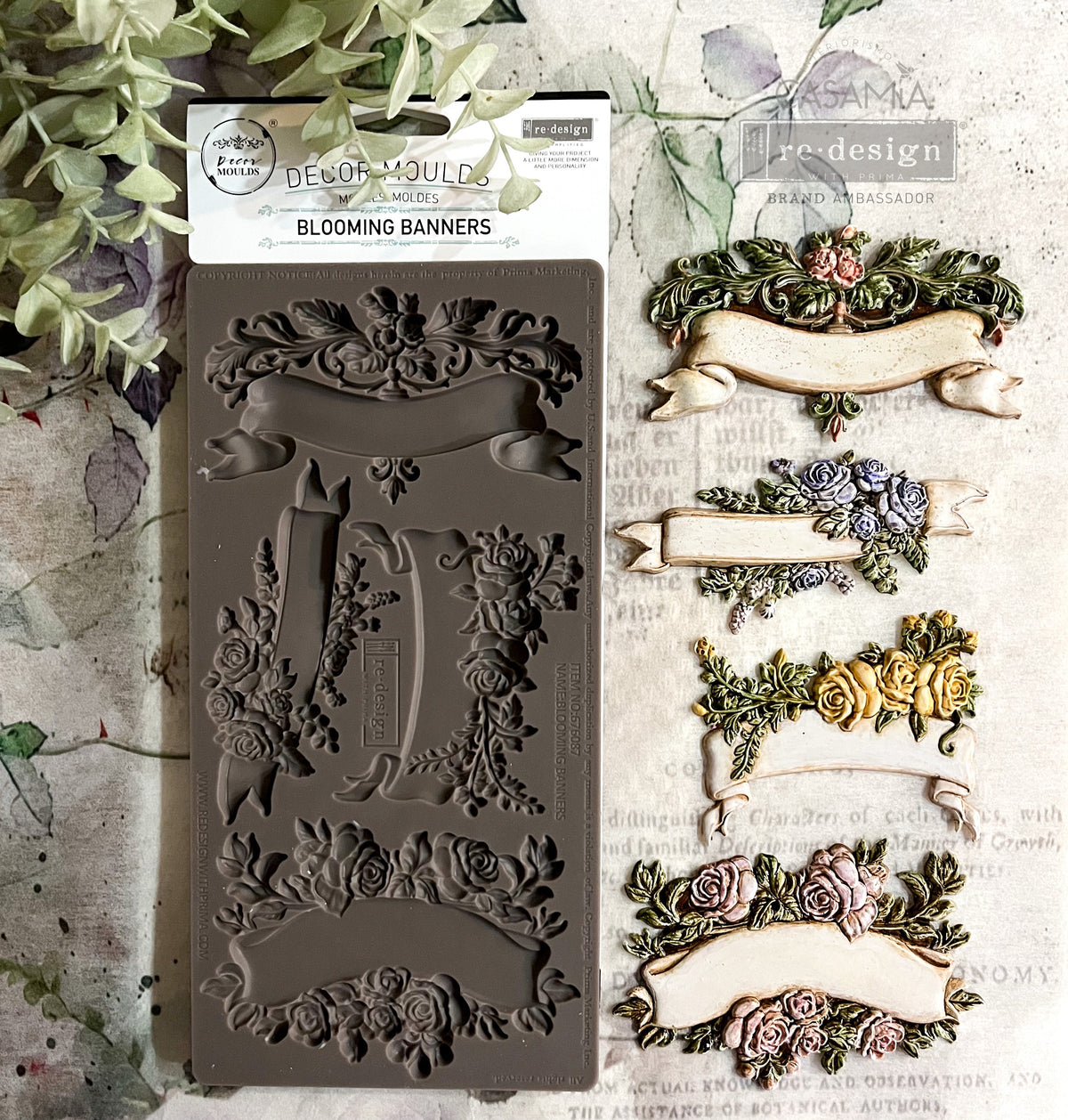 Blooming Banners Mould by Redesign with Prima