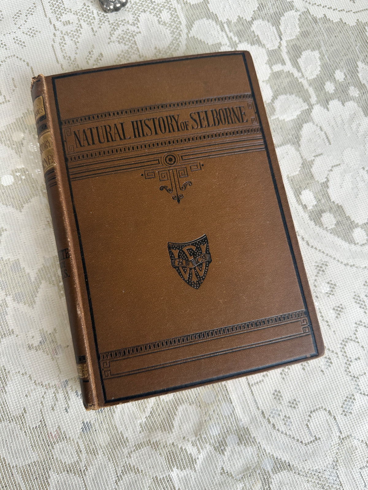 The Natural History of Selborne Vintage Book brown by F Warne