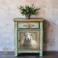 Hillside Grazing A3 Fiber Decoupage Paper 1 sheet