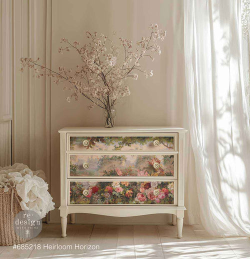Heirloom Horizon Mulberry Tissue Decoupage Fiber Paper 1 sheet